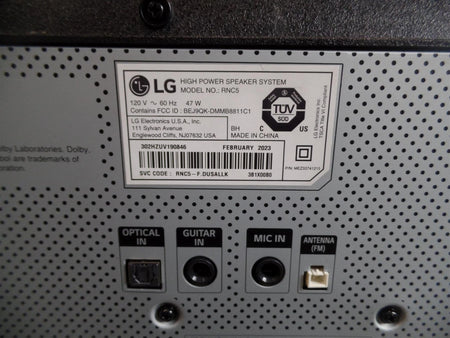 LG RNC5 XBOOM Audio System with Bluetooth & Bass Blast - Free Shipping