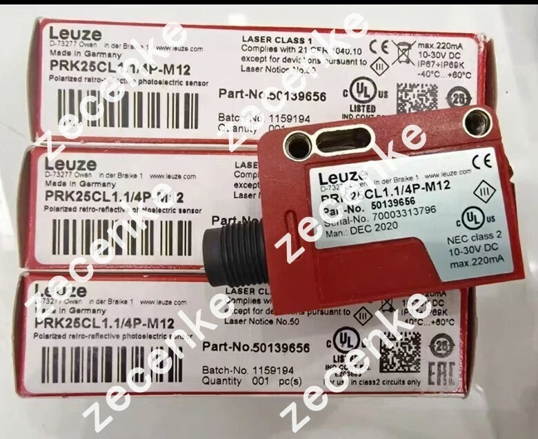 Leuze PRK25CL1.1/4P-M12 Photoelectric Sensor 50139656