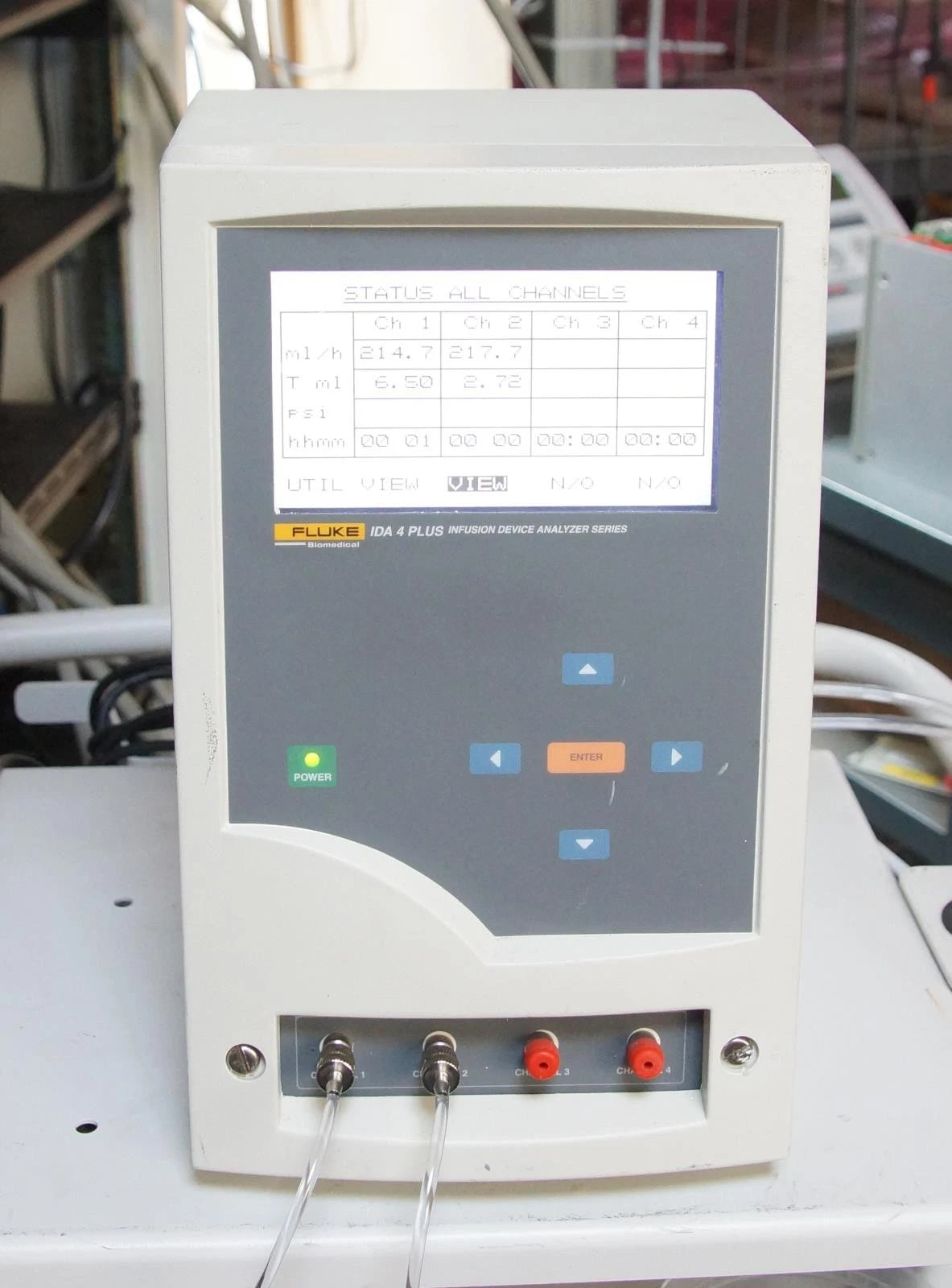 Fluke Biomedical / Bio Tek IDA 4 Plus Infusion Device Analyzer w/ Two Channels