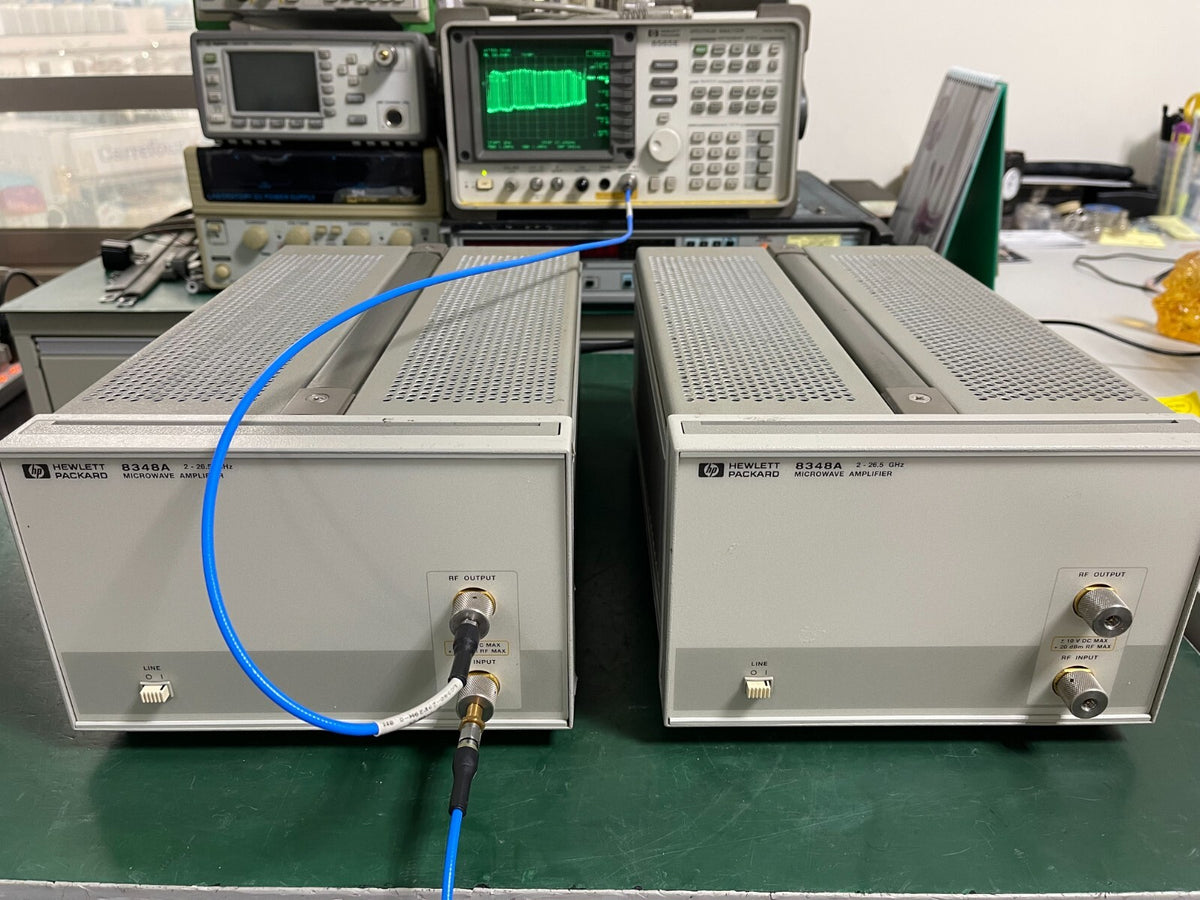 HP Agilent 8348A 2GHz - 26.5GHz Microwave Amplifier _ 0572_0573 - XG eqpt