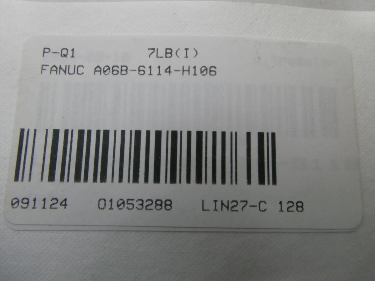 Fanuc A06B-6114-H106 Spindle Amplifier Module 283-339V-DC 240V-AC