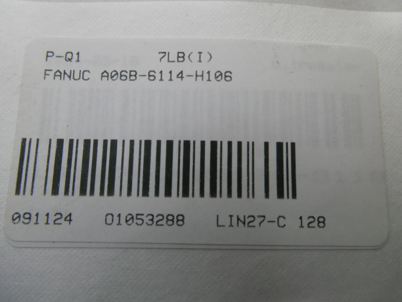 Fanuc A06B-6114-H106 Spindle Amplifier Module 283-339V-DC 240V-AC