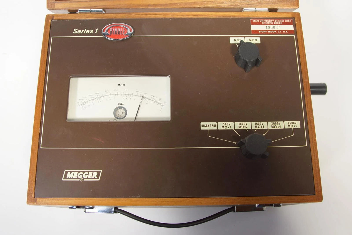MEGGER / BIDDLE MODEL SL SERIES 1 (500 to 2500VDC) INSULATION TESTER