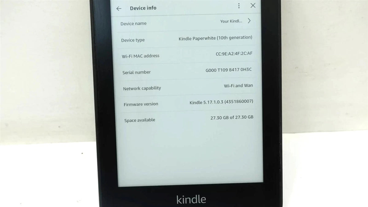 Amazon Kindle Paperwhite 4 (PQ94WIF) 10th Gen 32GB Wi-Fi 6.8" eBook Reader