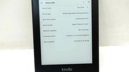 Amazon Kindle Paperwhite 4 (PQ94WIF) 10th Gen 32GB Wi-Fi 6.8" eBook Reader