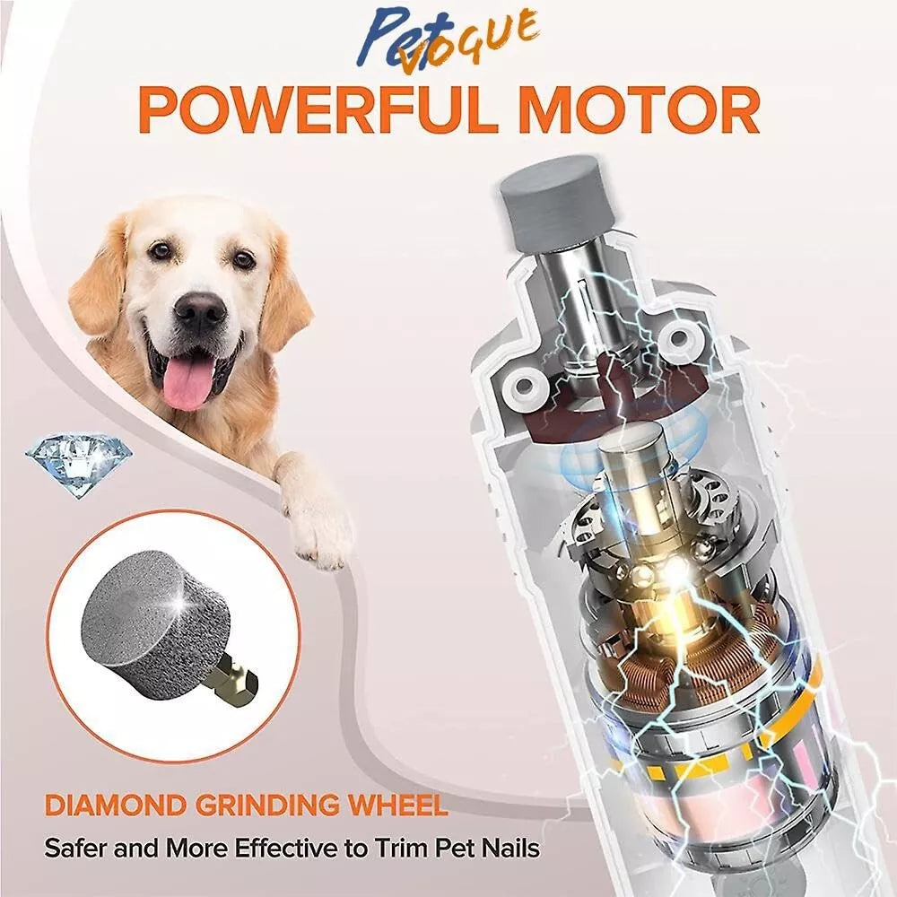 PetVogue Professional Electric Dog Nail Grinder & Trimmer