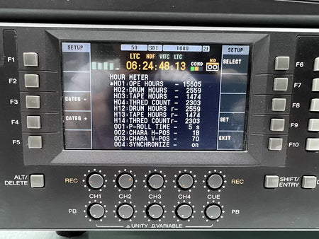 SONY HDW-D1800 HDCAM Studio Editing Recorder