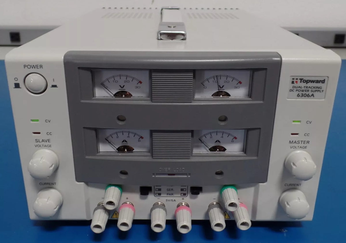 Topward 6306A Dual-Tracking Triple Output DC Power Supply 6A 30V