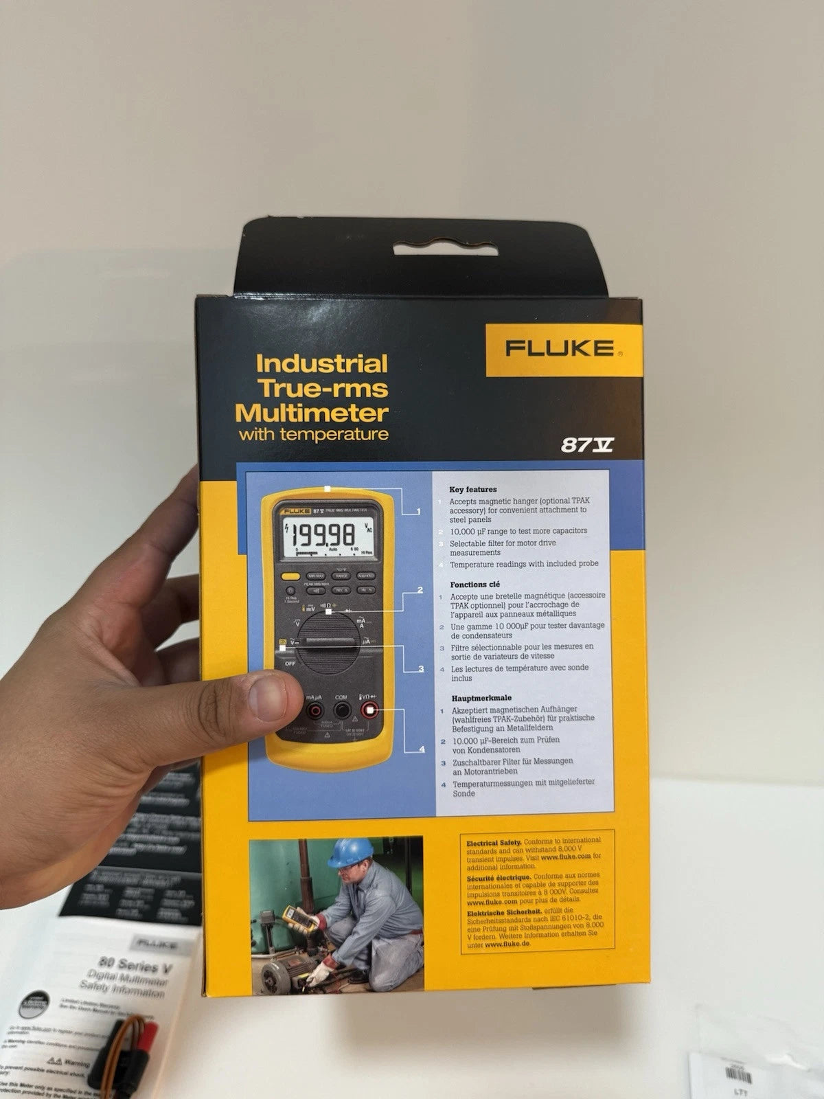 Fluke 87-V Industrial True RMS Digital Multimeter (MFG 2024)