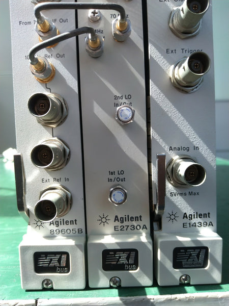 Agilent VXI E1439A , E2730A , 89605B modules ONE LOT for E8408A VXI Mainframe - XG eqpt