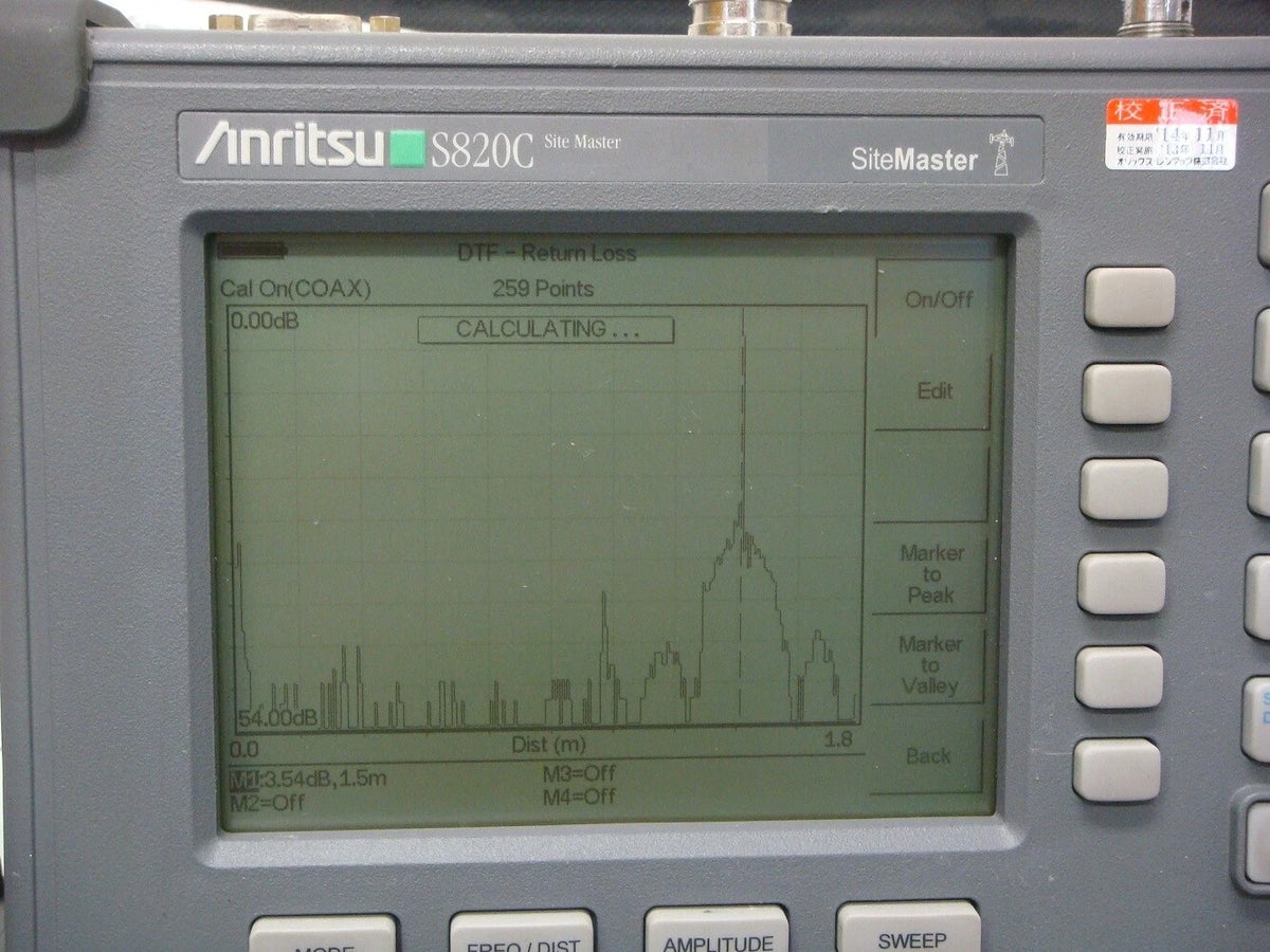 ANRITSU S820C 20GHz Handy SWR/Return Loss Analyzer