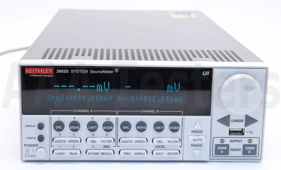 Keithley 2602B Dual Channel Source Meter 10kOhms 10nF - 50uF 2601B 2604B