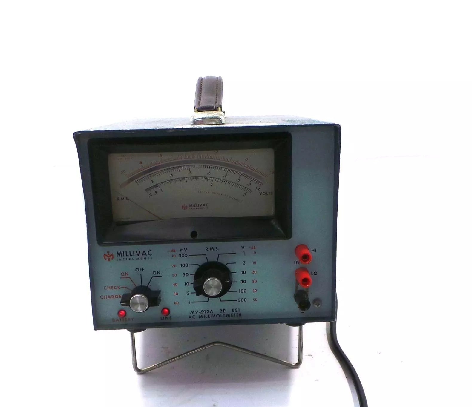 Millivac Instruments MV-912A-BP-SC1 AC Millvoltmeter