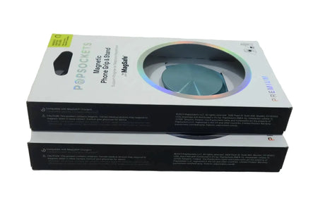 Lot of 2 POPSOCKETS Popgrip Magnetic Phone Grip & Stand MagSafe Blue