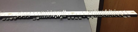 Eldre Corp Bus Bar Block with 190 Connecting-Points & 69 Inches Long