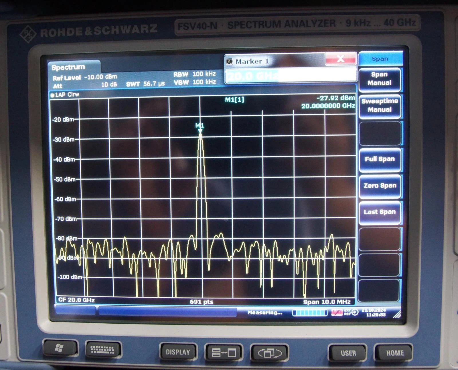 Agilent E8257D PSG 250kHz -20GHz Analog Signal Generator 1E1 1EH 520 UNT UNU