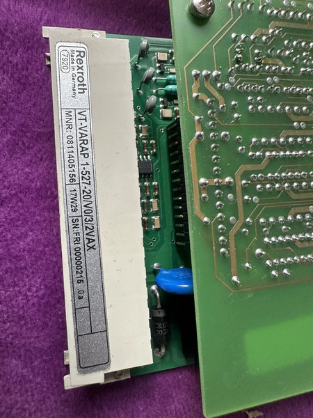 Rexroth VT-VARAP 1-527-20/V0/3/2VAX Amplifier Board 0811405156