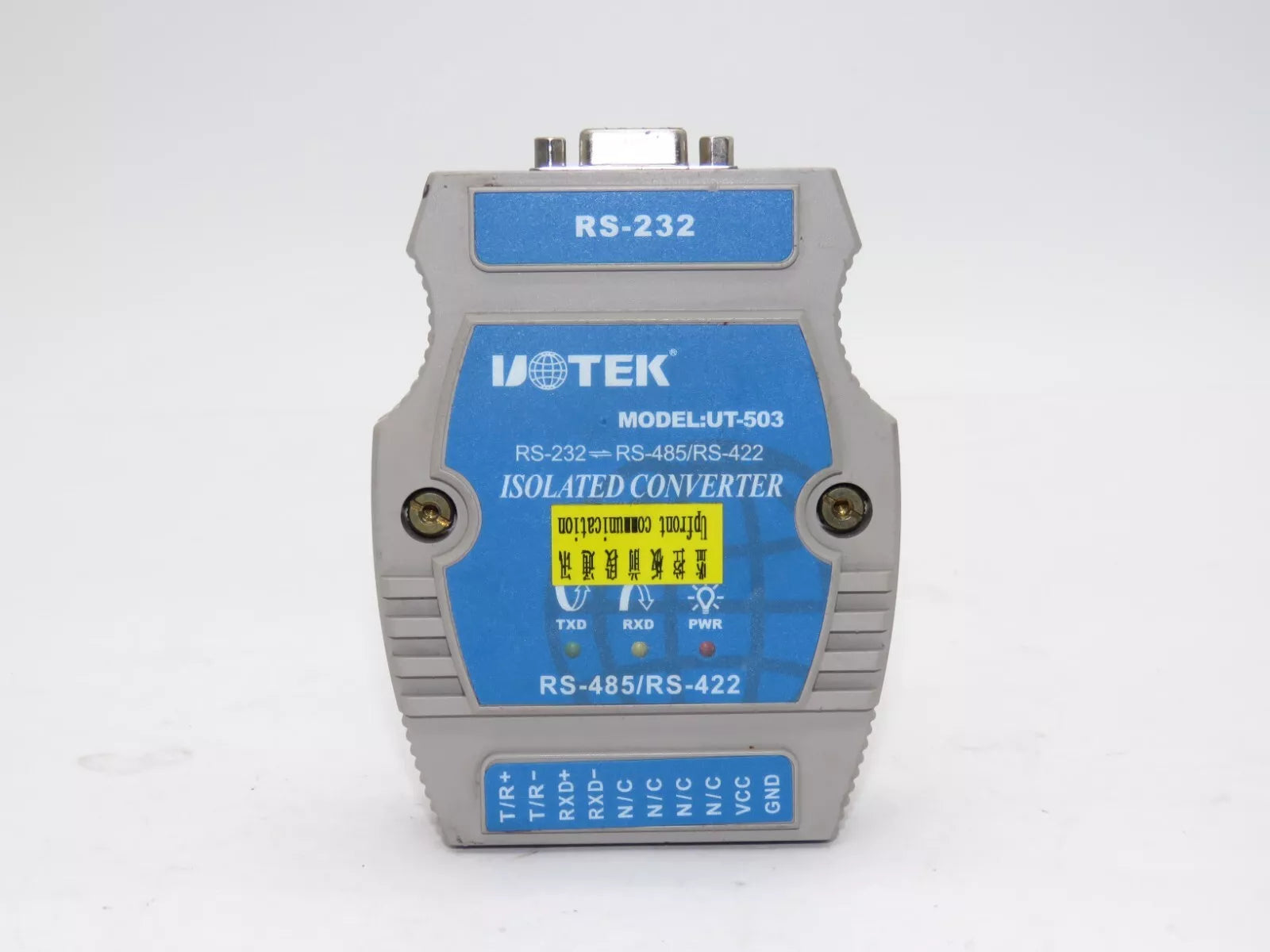 UOTEK UT-503 Isolated Converter Industrial RS-232 to RS-485/422 9-30V DC 60mA