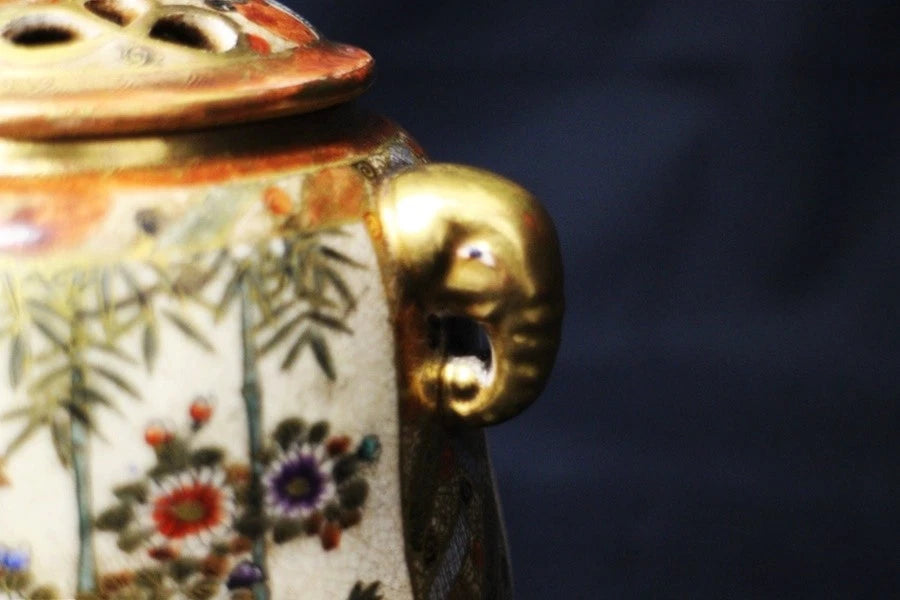 Insence burner satsuma porcelain