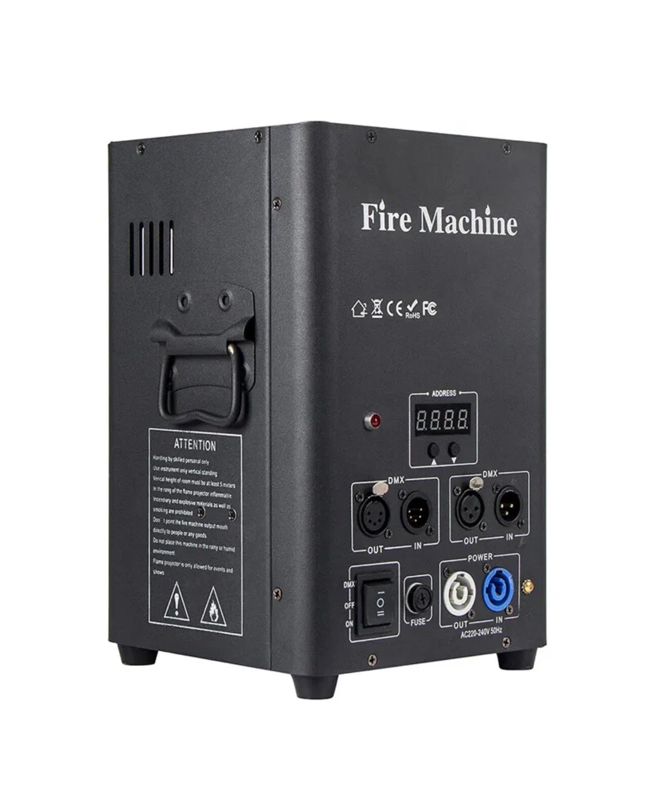 2023 Fire Machine Flame Thrower Stage Effect One Hed Safe Channel Projector