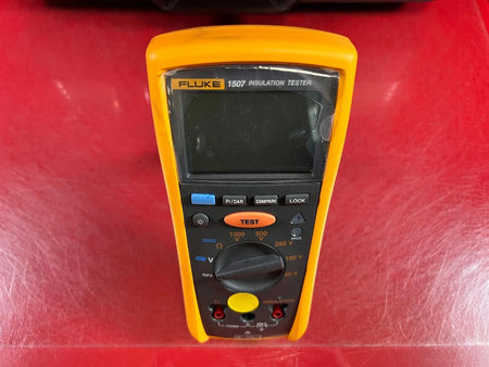 Fluke 1507 Insulation Resistance Tester with Accessories and Case