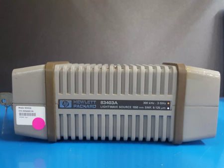HP 83403A Lightwave Source 300 kHz to 3 GHz 1550 NM SMF 9/125um (0149)