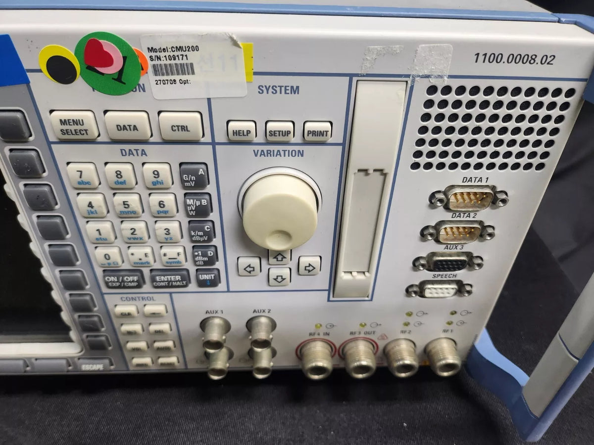R&S CMU200 Universal Radio Communications Tester As-is (109171)