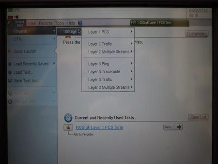 VIAVI JDSU MTS8000 40/100G   Transport Module with Brocade 100G CFP