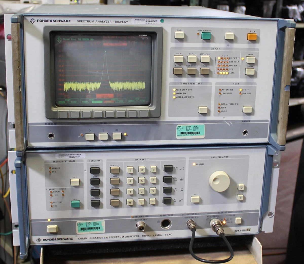 Rohde & Schwarz FSAC 100Hz to 1.8GHz Spectrum Analyzer w/ Display 804.8610.52