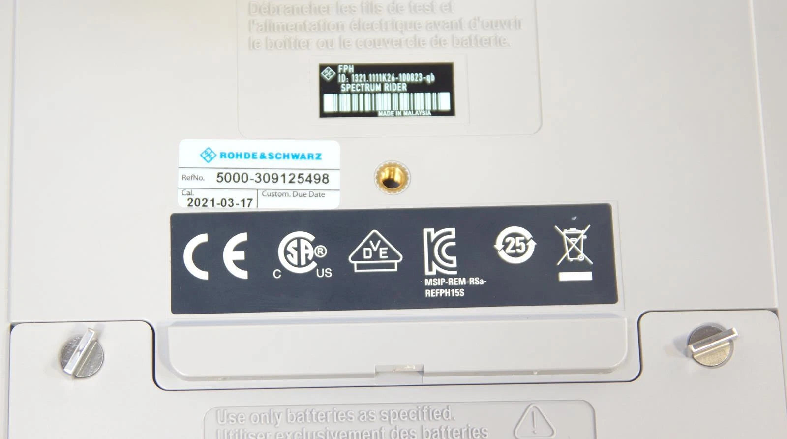 Rohde & Schwarz Spectrum Rider FPH 5kHz - 31GHz