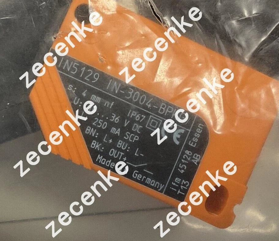 IFM IN5129 IN-3004-BPKG Inductive Proximity Switch 10-36VDC 250mA