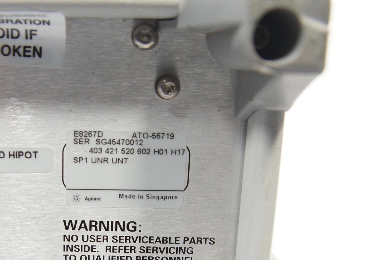 Agilent E8267D 250 kHz to 20 GHz PSG Vector Signal Generator CALIBRATED