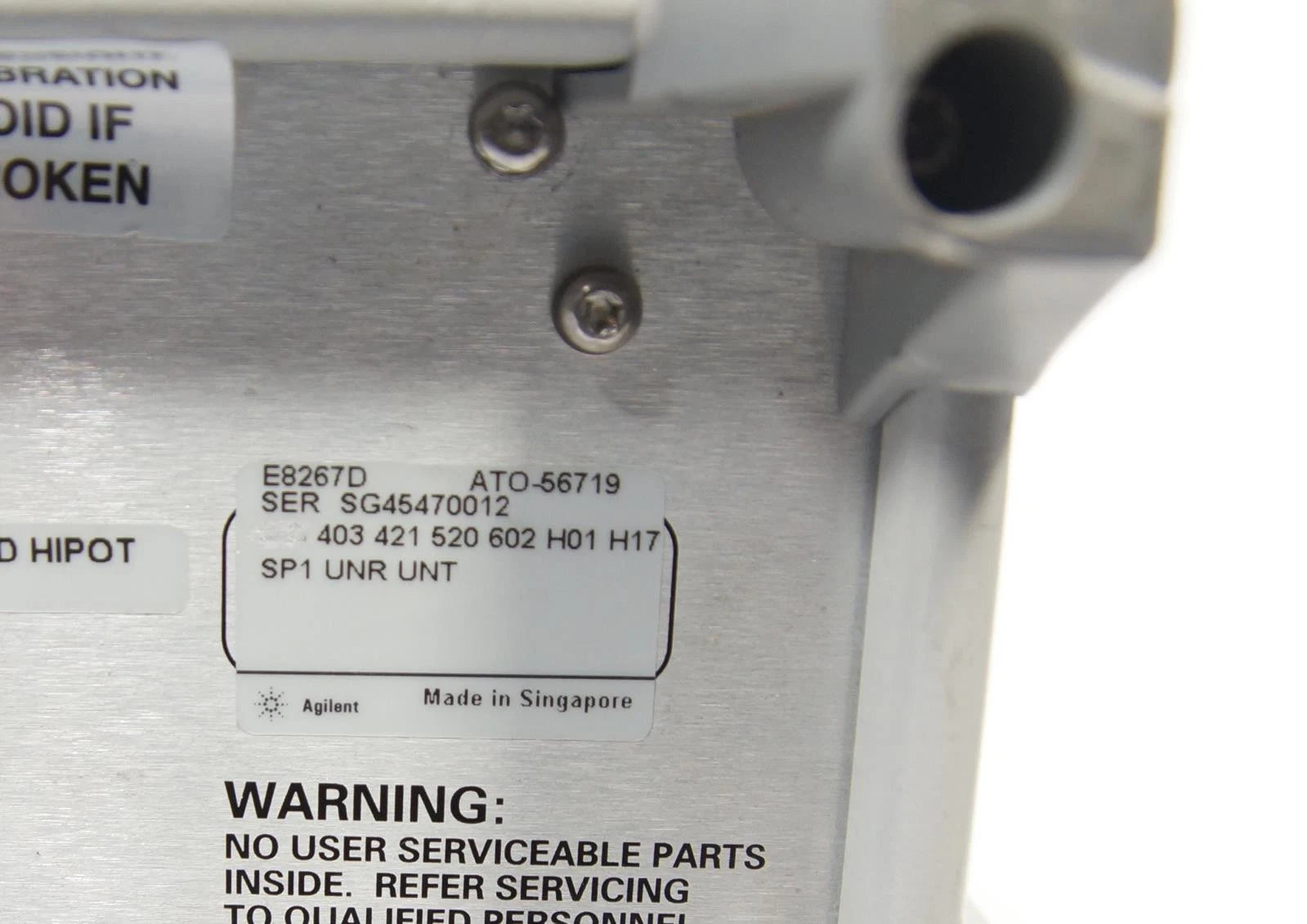 Agilent E8267D 250 kHz to 20 GHz PSG Vector Signal Generator CALIBRATED