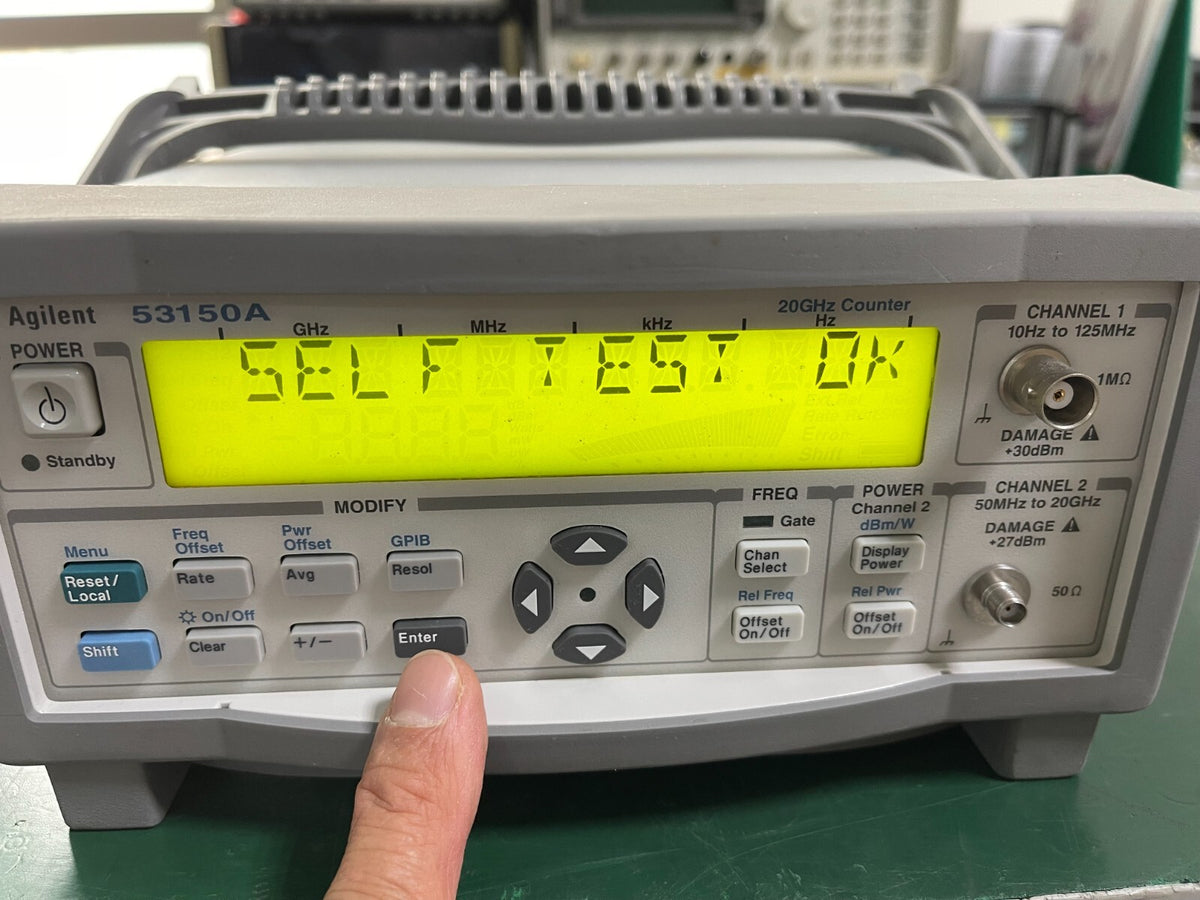Agilent Keysight 53150A 10Hz-20GHz CW Microwave Frequency Counter _1096 - XG eqpt