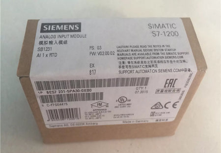 SIEMENS 6ES7231-5PA30-0XB0 PLC Module in Box