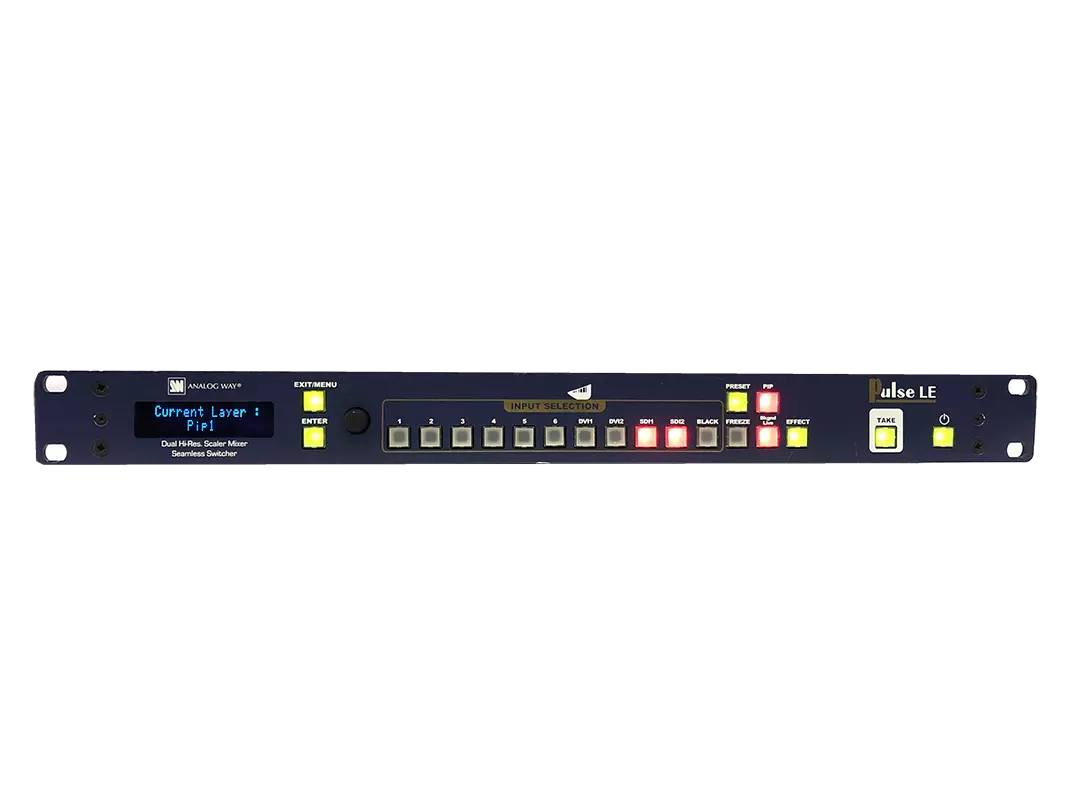 Analog Way Pulse Le Dual Scaler Mixer Switcher PLS200