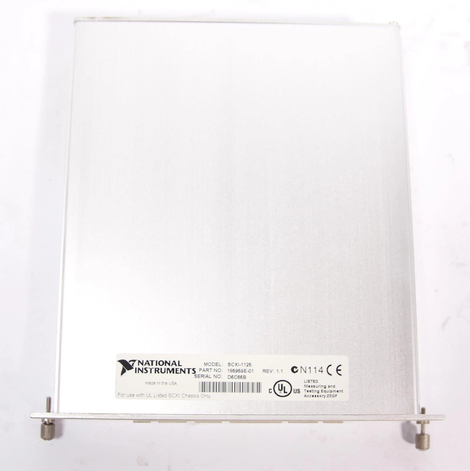NI National Instruments SCXI-1125 8-channel Isolated Frequency Input Module