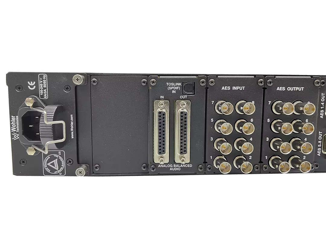 WOHLER AMP2-16V-3G Dual 4.3 in OLED 3G HD/SD-SDI 16-Channel Audio Video Monitor