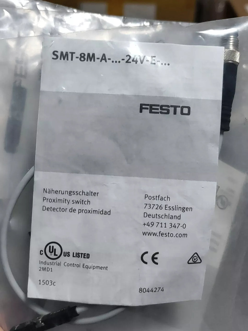 One New FESTO SMT-8M-A-PS-24V-E-0,3-M8D 574334 Proximity Sensor Free Shipping