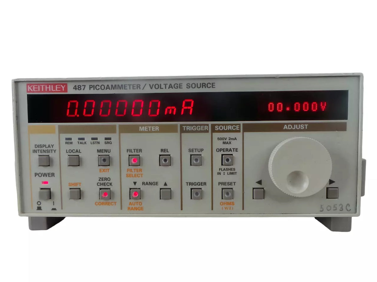 Keithley 487 Picoammeter Voltage Source with Accurate Measurement