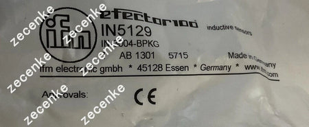 IFM IN5129 IN-3004-BPKG Inductive Proximity Switch 10-36VDC 250mA