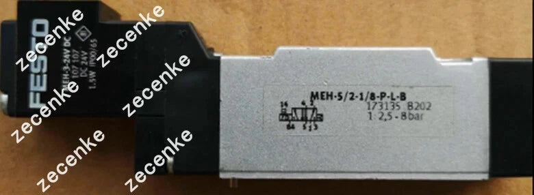1PC New Festo MEH-5/2-1/8-P-L-B 173135 Solenoid Valve