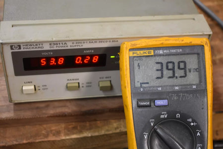 Portable Digital Multimeter with LCD Display and Test Leads