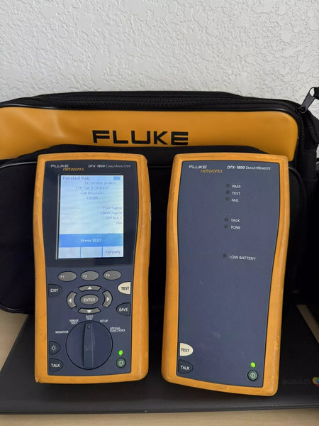 FLUKE Networks DTX-1800 DTX Cable Analyzer Kit (Tested)