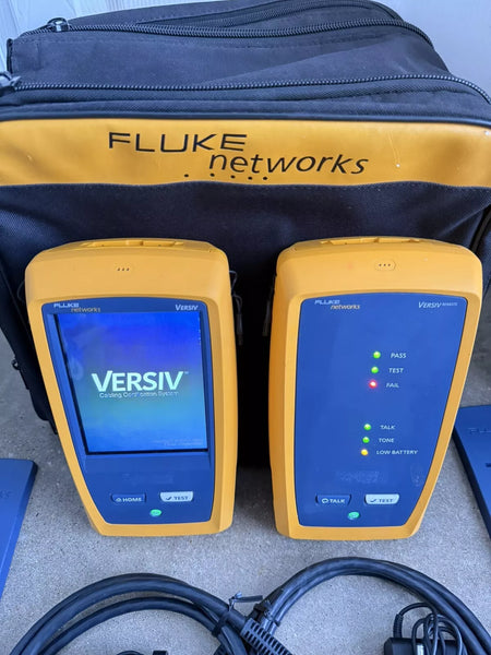 FLUKE Networks DSX-8000 Cable Certifier Tester Kit (Calibrated 2022)