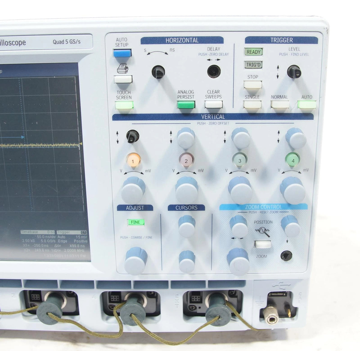 LeCroy WaveRunner 6050 4Channel 500MHz 5GS/s Oscilloscope AS-IS