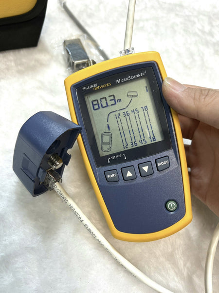 Fluke Networks Microscanner2 MS2-100 Cable Verifier for Cat5/Cat6/Coax