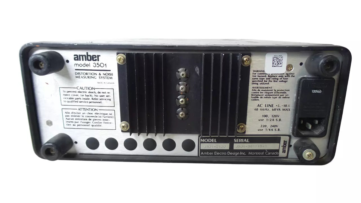 Amber 3501A Distortion & Noise Measuring System