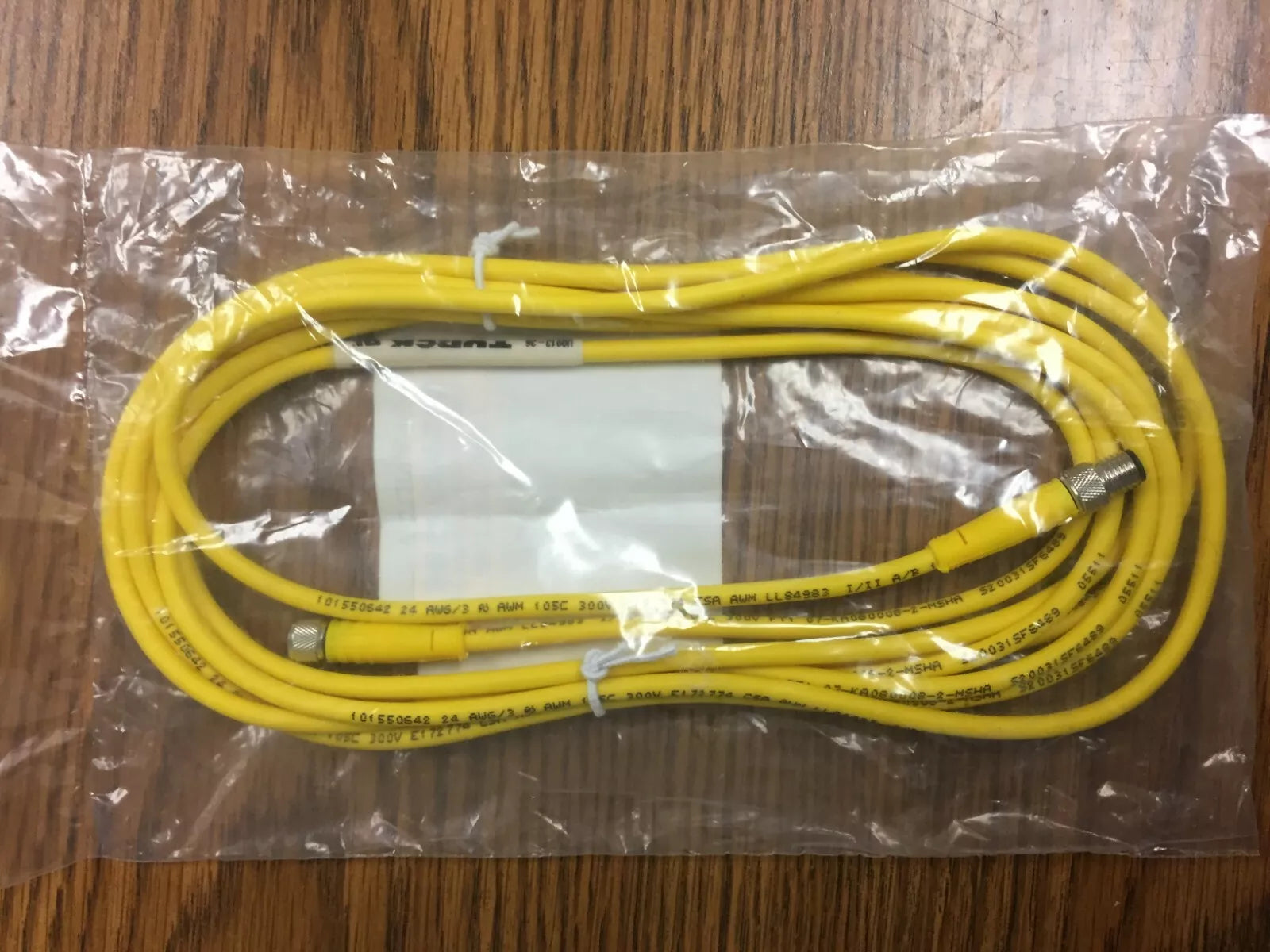 Turck PKG 3M-3.5-PSG 3M M8 Male to M8 Female 3 PIN PICOFAST Yellow 3.5 M