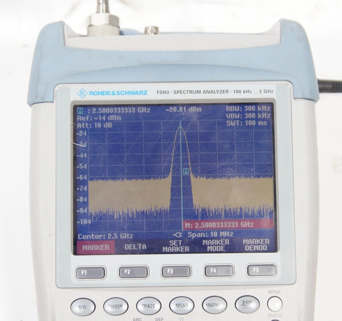 Rohde and Schwarz FSH3 100kHz - 3GHz Spectrum Analyzer